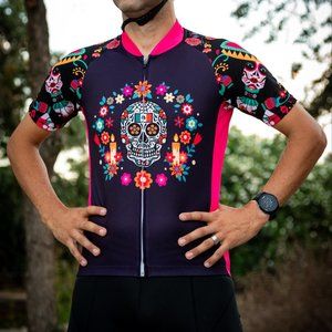 Dia De Los Muertos "La Catrina" Club fit Cycling Jersey
